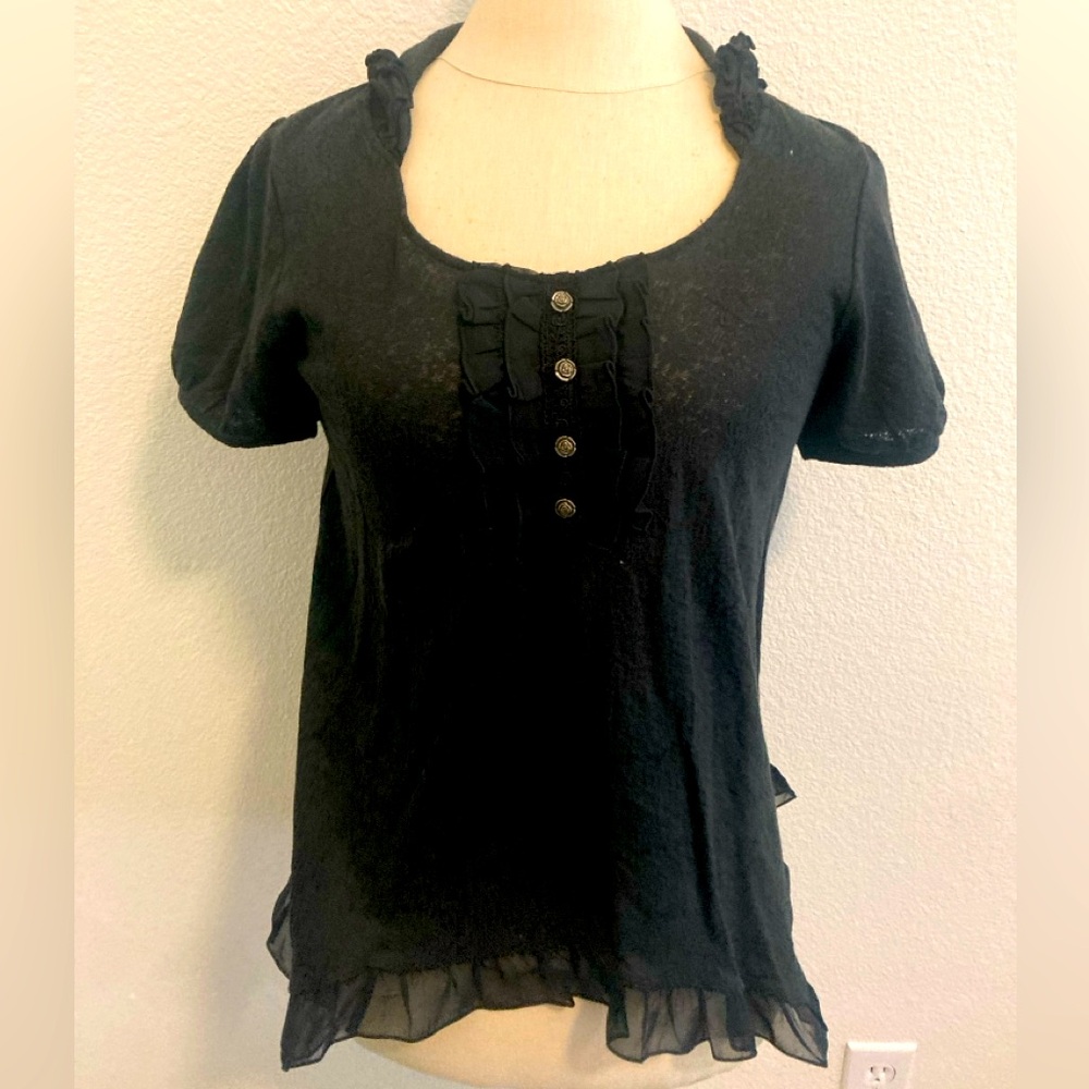 Axes Femme, Jfashion, Gothicc Lolita Hooded Black Shirt